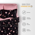 thumbnail image 7 of Sleep Zone Kids Twin Bedding Comforter Set - 5 Pieces Super Cute & Soft Bedding Sets & Collections with Comforter, Sheet, Pillowcase & Sham - Fade Resistant Easy Care (Pink Galaxy), 7 of 7