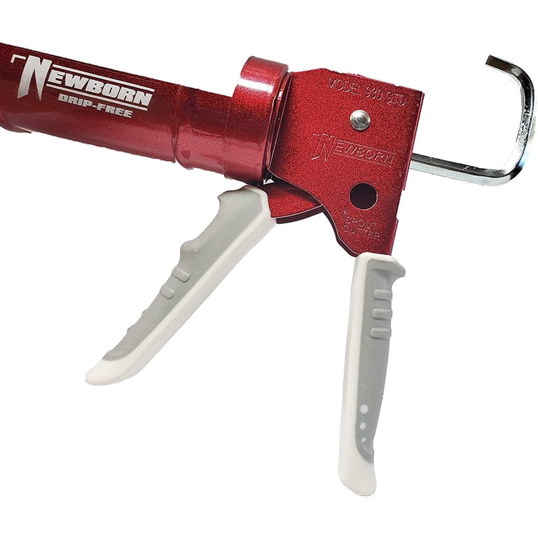 Pistolet à Calfeutrer Newborn 940-GTD – Anti-goutte, Tige Hexagonale, Cadre Parallèle