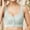 Blue, variant on TAIAOJING Sports Bras For Women Large Front Button Bra Thin Without Steel Ring Comfort Gathering Tank Top Bra