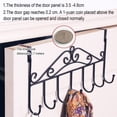 thumbnail image 4 of JIEMUCES Wall Mounted Coat Rack with Hooks Durable Construction Strong Load-bearing Easy to Install Hat Towels Clothes Hanger Hooks, 4 of 8