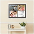 thumbnail image 2 of ArtToFrames Collage Photo Picture Frame with 4 - 10x13 Openings, Framed in White with Chestnut and Black Mats (CDM-3966-3), 2 of 8