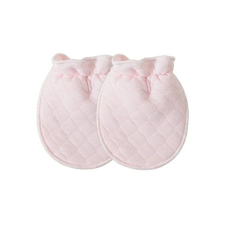 

YEUHTLL Cotton Gloves Newborn Baby Protection Face Anti Grasping Anti Scratching Mittens