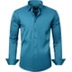 thumbnail image 1 of J.VER Camisas de vestir para hombre, camisa formal de manga larga, elástica, sin arrugas, informal, con botones, 1 of 4