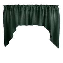 Shiny Satin Solid Swag Window Valance 72" Wide / 36" Tall