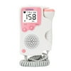 FocusCharm Heartbeat Monitor High Sensitivity Heartbeat LED Screen Digital Display Monitor Machine for Homeuse Pink