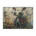 thumbnail image 2 of BZSMCE Vintage Area Rugs Mouse Robot Creative Area For Home, 2 of 7