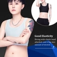 thumbnail image 3 of Qarigey Camiseta sin mangas Tomboy Breast Chaleco Camisa Pecho Binder Trans Adelgazante Ropa interior elástica Vendaje reforzado Mujer Type11 NO11, 3 of 6