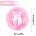 thumbnail image 3 of Large Body Powder Puff - Soft Furry Puff with Ribbon Handle, Gentle Fabric and High-Elastic Sponge, Comfortable Skin Feel, Bath and Body Application, Suitable for Most People, Travel-Friendly, 3 of 9