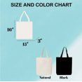 thumbnail image 2 of Book With Flowers Canvas Tote Bag, 2 of 4