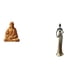 thumbnail image 1 of Estatua del Corazón de Jesús, Figura Católica del Corazón, Figura de Jesús, Obra de Arte, Figura de Resina para Escritorio, Artesanía Africana, 1 of 8