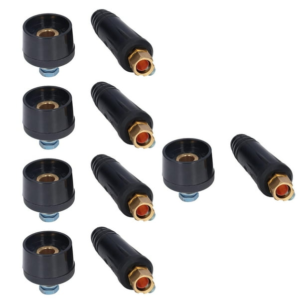 Welding Cable Quick Fitting, Impact Resistant Rubber+Brass Excellent