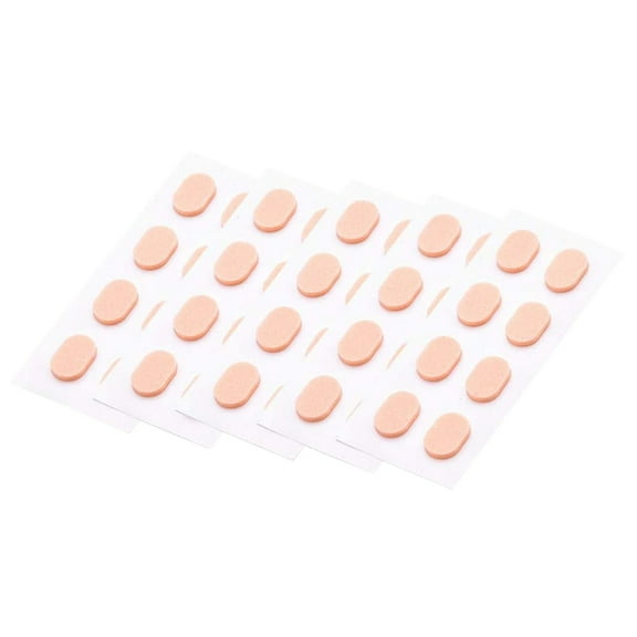 LMTODLFG Eyeglass Nose Pads,20 Pairs of Soft Foam Nose Pads, Self-Adhesive Anti-Slip Soft Foam Glasses Nose Pads for Eyeglasses Sunglasses Reading Glasses, Comfortable (Skin Color/1mm)
