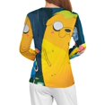 thumbnail image 4 of Adventure Time Women's Pajama Top 3D Digital Print Sleepwear Trendy Crewneck Pullovers Long Sleeve Shirts M, 4 of 8