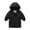 Black, variant on Kids Winter Coat,Baby Boys Puffer Coat With Mid-length Hoods Windproof Down Jacket For Baby Kids Boys Winter Jacket