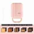 thumbnail image 1 of Electric Waffle Maker 650W 220V With Interchangeable Plates For Toast Takoyaki Crepes Donuts Non-Stick Coating Double Side Heating White, 1 of 9
