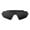 Black, variant on Walleva Ice Blue Polarized Replacement Lenses for Oakley Flight Jacket Sunglasses