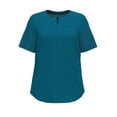 thumbnail image 4 of ClimateRight by Cuddl Duds Modern Fit Short Sleeve Scrub Top (Women's or Petite), 1 Count, 1 Pack, 4 of 5