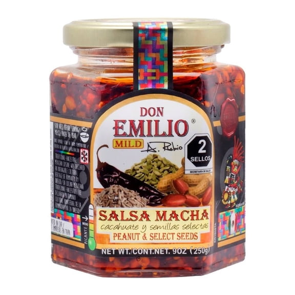 Salsa macha Don Emilio cacahuate y semillas selectas 250 g