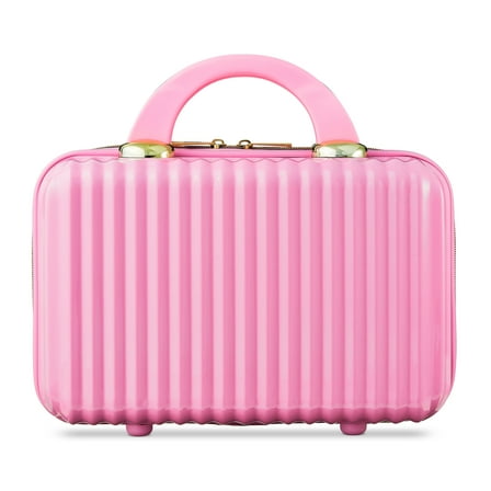 Walmart Hard Shell Cosmetic Travel Case, Pink, 1 Count