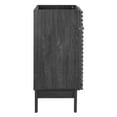 thumbnail image 3 of Vanity Cabinet (Sink not included), Dark Grey Gray, Wood, Mid Century Hotel Bedroom Bathroom, Modern Contemporary HB33487, 3 of 8