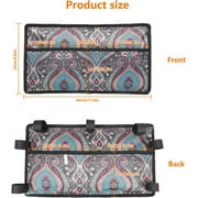 AMQTSLM Walker Basket with Cup Holder, Walker Bags for Elderly, Walker Accessories for Folding Walkers, Rollator or Scooter, Wheelchair Bag for Seniors
