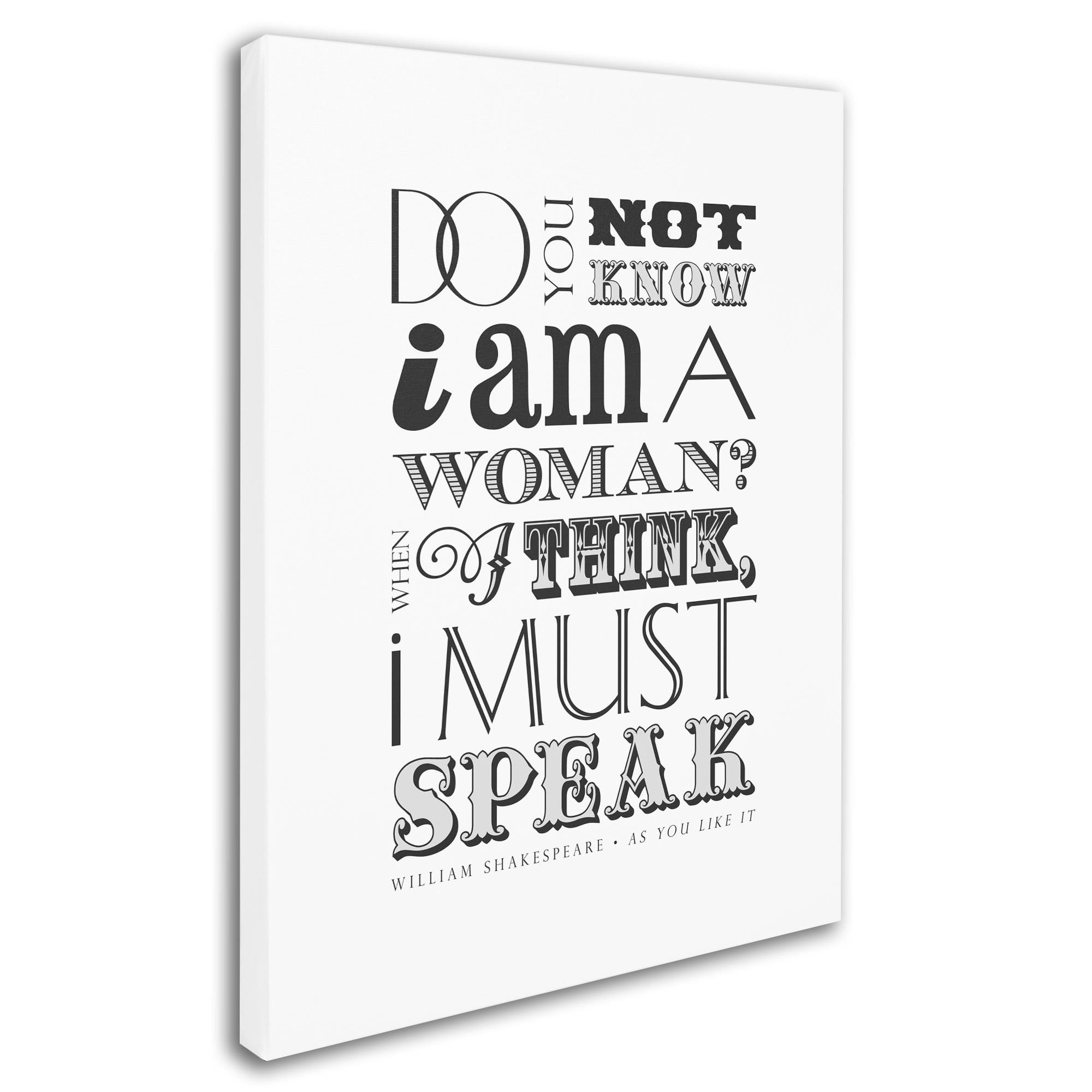Trademark Fine Art "Women Must Speak II" Canvas Art by Megan Romo