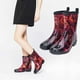 thumbnail image 4 of Amzcrzy Zapatos de mujer,Zapatos de mujer,Zapatillas de mujer, Botas de lluvia antideslizantes estilo punk para mujer, zapatos de agua de goma para exteriores Sandalias Mujer Zapatillas De Casa, 4 of 7