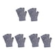 thumbnail image 1 of Jumpingount 1 par de guantes sin dedos tejido artesanal guante de medio dedo mujeres hombres cómodo tejido calentador de manos para exteriores gris claro Type1 NO1 Jumpingount CBP338824, 1 of 6
