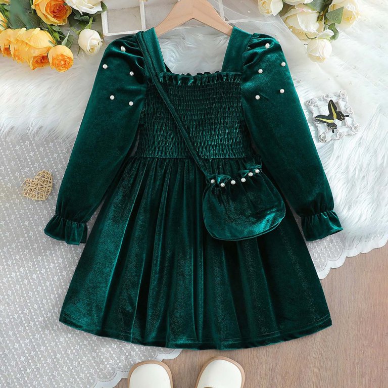winter flower girl dresses GZEFJRQM Toddler Girls Wedding Vintage Off The Shoulder Dress Lace Embroidery Long Sleeve Ruffle Fall Holiday Ballgown for Little/Big Girls length floral embroidered tulle skirt Claire Winter flower girl dresses