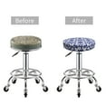 thumbnail image 5 of Bingfone12 Inch Padded Round Bar Stool Cover Cushion With Elastic Fabric Round Chair Seat - Blue And White Porcelain Chinaware, 5 of 7