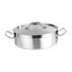thumbnail image 4 of Olla de acero inoxidable para cocina de inducción con tapa fácil de limpiar 28cm, 4 of 9