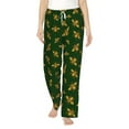 thumbnail image 2 of Kdxio Women's Comfy Stretch Hohey BeePrint Drawstring Pajama Pants-Large, 2 of 9