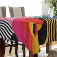 thumbnail image 4 of Yayeee Tablecloths for Rectangular Tables 54 x 54 inch Party Table Cover, Stripes Pattern, 4 of 6