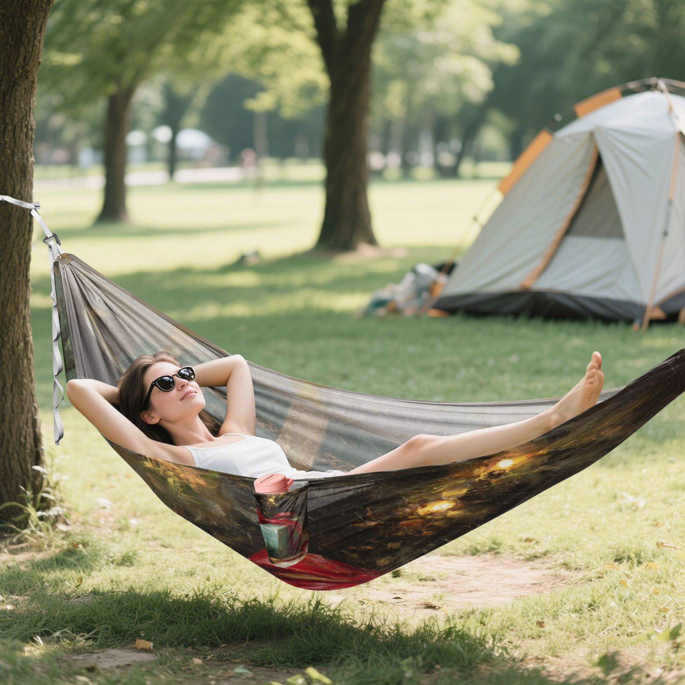 Hammock Camping Hammock Nylon Portable Hammock Travel Camping Hammock Lovely Christmas Gifts