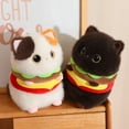 thumbnail image 6 of Fun Burger Cat Stuffed Animal- 9.1''Cute&Soft Kitten Plush Toy Pillow Decor Birthday Gift for Family, 6 of 6