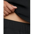 thumbnail image 4 of Hanes Originals Women's Soft Brushed Fleece Palazzo Pants, 28.5" Black 2XL, 4 of 5