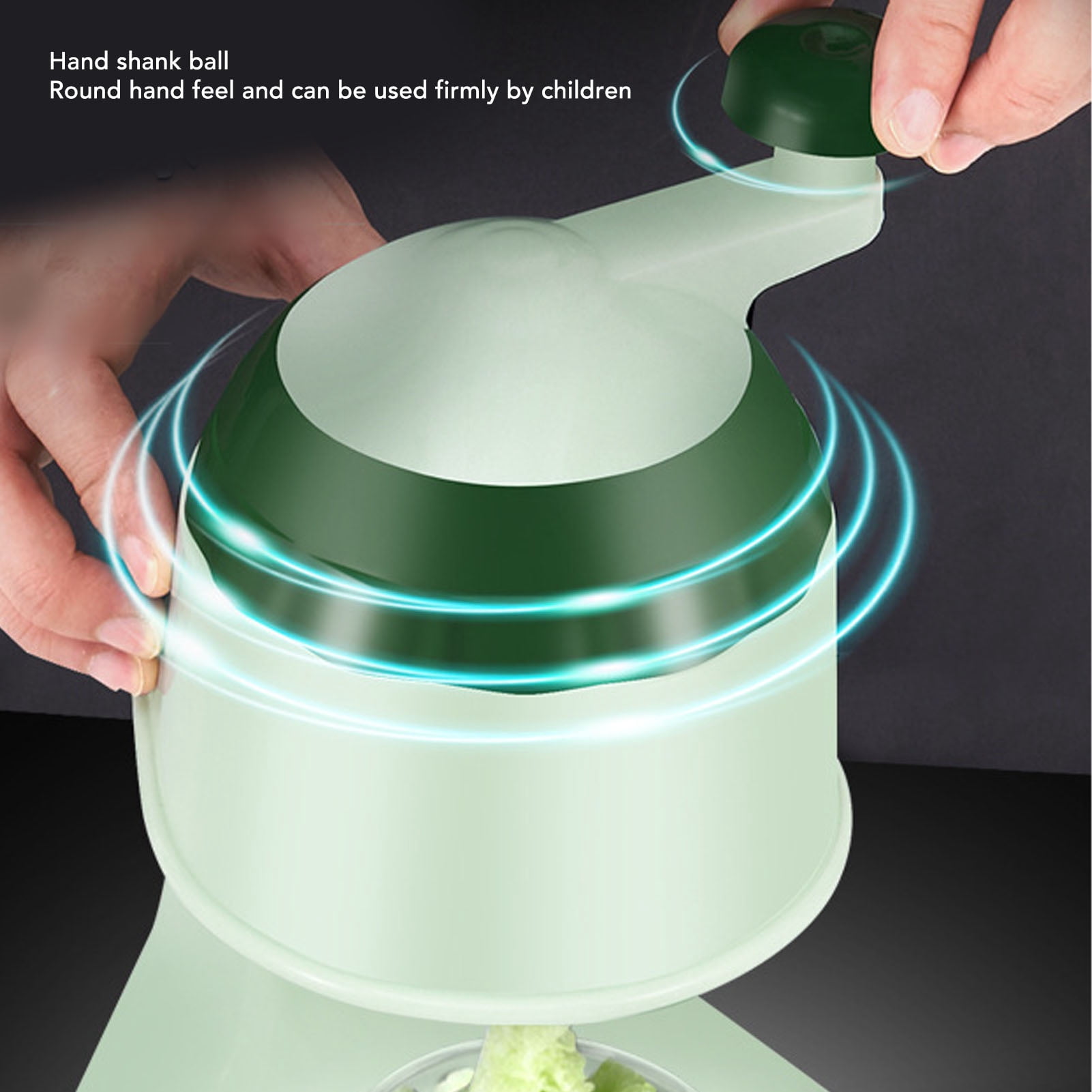 Yajisi Manual Shaved Ice Machine Portable Hand Crank Snow Cone Maker for Home Kitchen, Camping and Parties, Small Professional Ice Crusher Tool (7.87 x 7.87 x 6.69 inches / 20 x 20 x 17 cm)