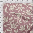 thumbnail image 3 of oneOone Cotton Poplin Twill Mauve Fabric Floral Magnolia With Texture Fabric For Sewing Printed Craft Fabric By The Yard 56 Inch Wide, 3 of 4