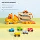 thumbnail image 5 of Transport Car Carrier Truck Toy +6 vehículos de madera de 2 a 5 años, 5 of 7