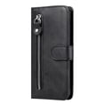 thumbnail image 1 of Case for Samsung Galaxy A52S 5G Zipper Pocket Wallet Leather Case Magnetic Closure Flip Cover - Black, 1 of 5