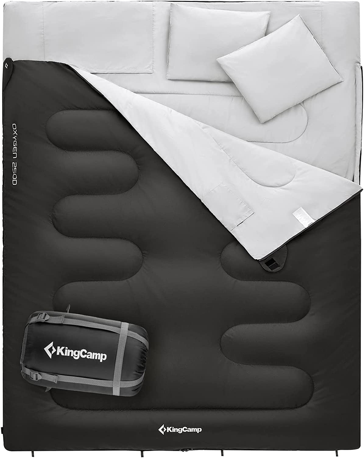 KingCamp Double Sleeping Bag 20 Degrees Sleeping Bag Lightweight 2