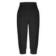 thumbnail image 4 of aidice Workout Pants for Women Capris Summer Athletic Gym High Waisted Cropped Running Jogger Pants, 4 of 8