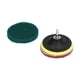 thumbnail image 5 of Reemplazo de almohadilla para fregar, accesorio de cepillo para taladro de 7 piezas Accesorio de cepillo para taladro Fregadora eléctrica Instalación sin esfuerzo, 5 of 12
