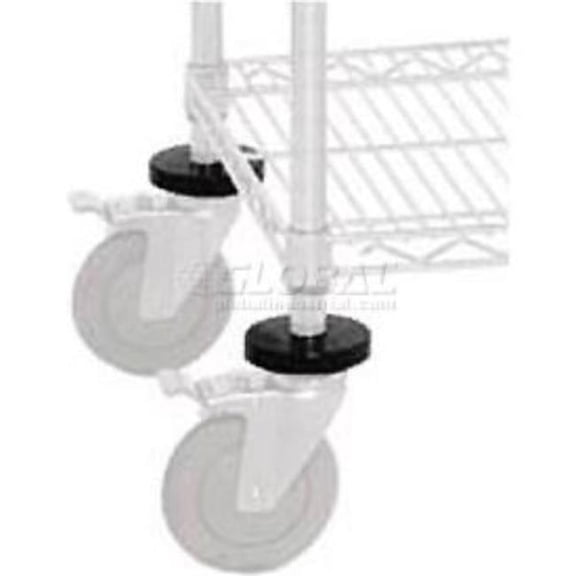 Quantum Storage Systems 5042600 DB Donut Bumper for Chrome Wire Shelving - Black
