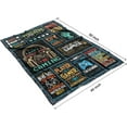 thumbnail image 4 of Gaming Throw Blanket, Best Gaming Gifts for Men - Gamer Room Decor Gifts for Boys/Men, Warm Cozy Fannel Gamer Blanket - Video Game Lover Gifts - Gamer Gifts 40" X 50", 4 of 6