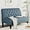 Blue, variant on annjoe Button Tufted Loveseat Settee Upholstered Sofa Backrest Buckle Couch Banquette  for Dining Room Living Room Bedroom Funiture-Blue