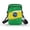 Brazilian Flag Design, variant on HELLHERO Bulldog Sunflower Pattern Polyester Adjustable Shoulder Strap Crossbody Bag Women Adjustable Shoulder Strap Outdoor Daily Use