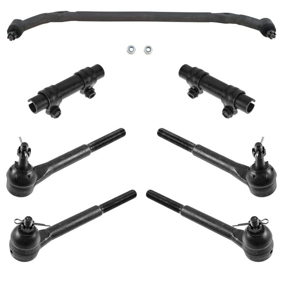 New 7 Piece Steering Kit Center Link Inner Outer Tie Rods & Adjusting Sleeves for Camaro Firebird Fits select: 1982-1992 CHEVROLET CAMARO, 1982-1992 PONTIAC FIREBIRD