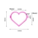 thumbnail image 2 of Molde para panqueques con forma de corazón, utensilios de cocina reutilizables, moldes de silicona, 2 moldes para pasteles opcionales, moldes para pasteles, moldes para tartas, utensilios para hornear, 2 of 3