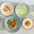 thumbnail image 5 of vancasso Sabine, 16 Pieces Stoneware Dinnerware Set, Multicolorful Dish Plate, Semimatte Sesame Dinner Sets Service for 4, 5 of 5